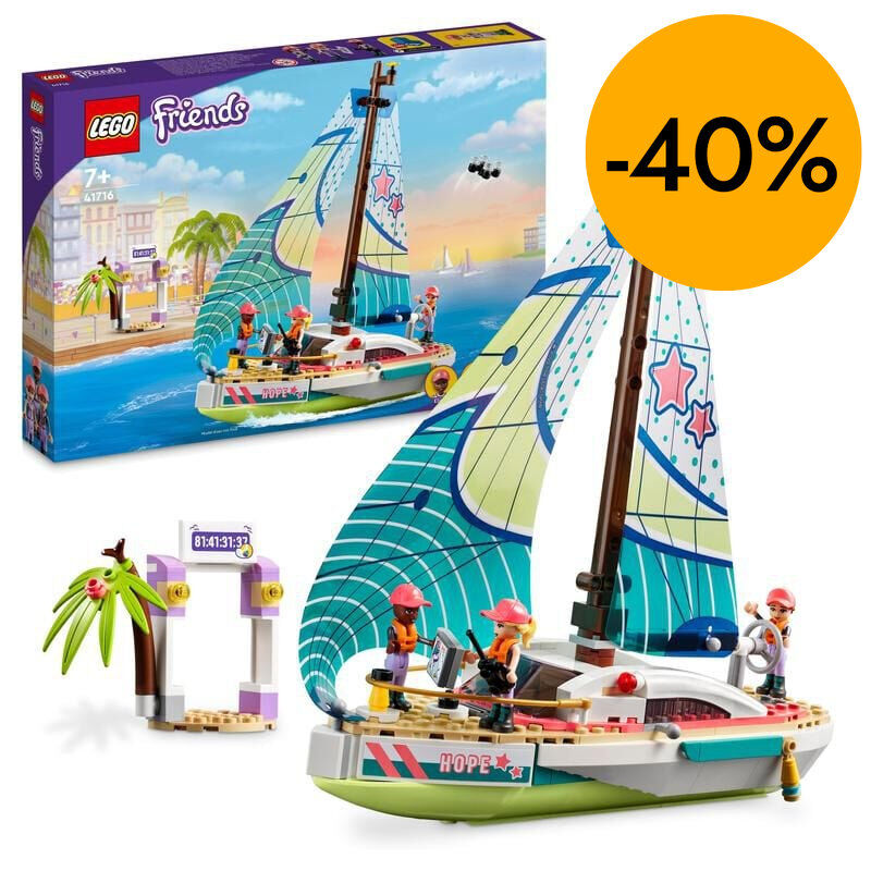 LEGO&reg; Friends Aventura Marinera de Stephanie 41716