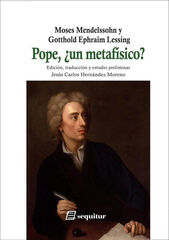 Pope, ¿un metafísico? Pope, ¿un metafísico?