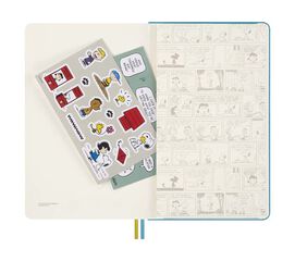 Agenda 18 meses Moleskine tapa dura sem/vista L 2025-26 Peanuts