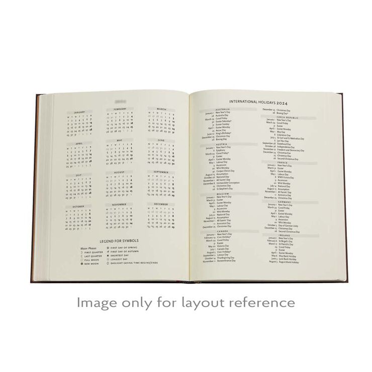 Agenda 18 mesos Paperblanks Ultra setm/vista 2025-26 Layla
