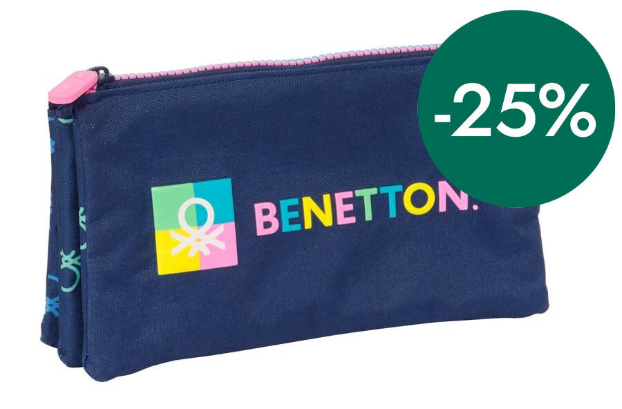 Estuche triple Benetton Cool
