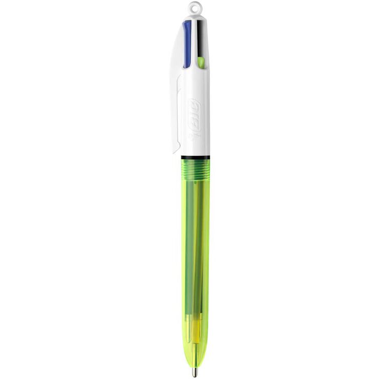 Bolígraf Bic Fluorescent 4 colors 12 unitats