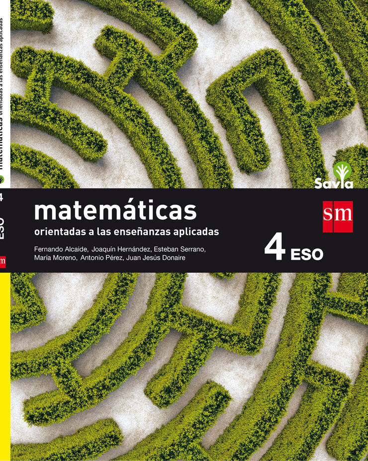 Matemáticas Orientadas a las Ciencias Aplicadas. 4 ESO. Savia