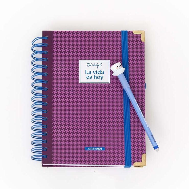 Agenda Mr.Wonderful Office dia/pàg 2026 cast La Vida es hoy