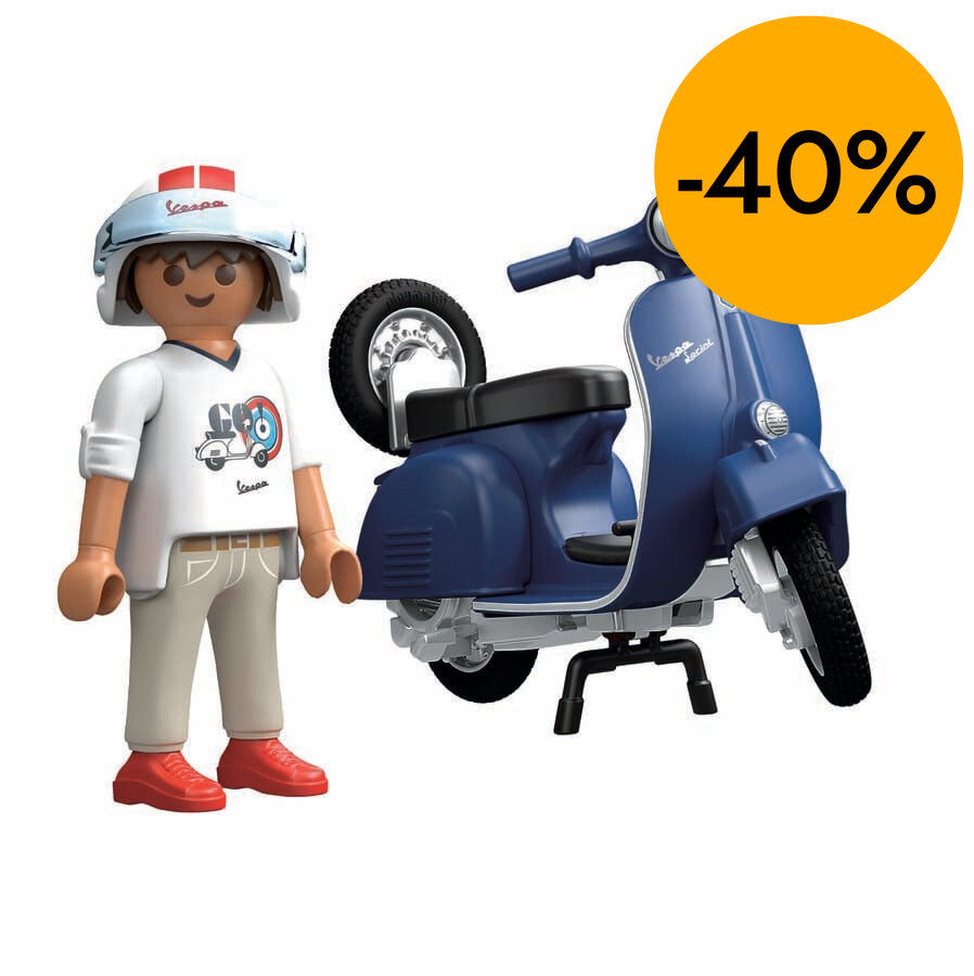 Playmobil Veh&iacute;culos Vespa 150 Sprint Veloce Azul 71622