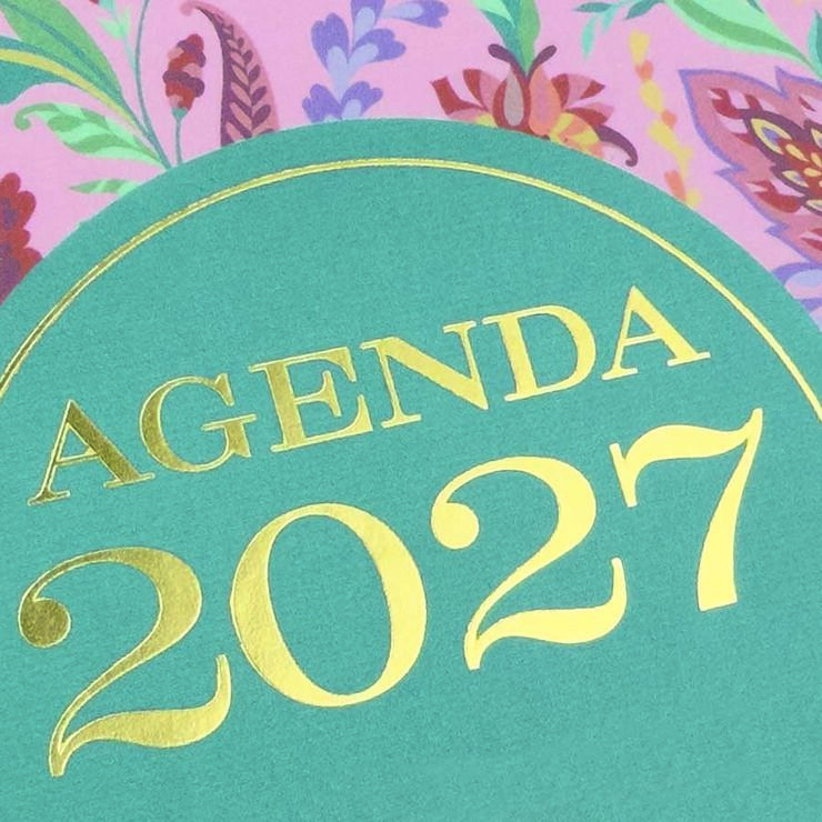 Agenda Finocam 16M Vitae 1/4 Sem/Vista Castellano 2026-27 Rosa