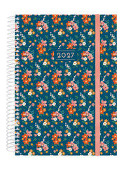 Agenda Finocam Design Collection D&iacute;a P&aacute;gina 2027 Catal&aacute;n Flora