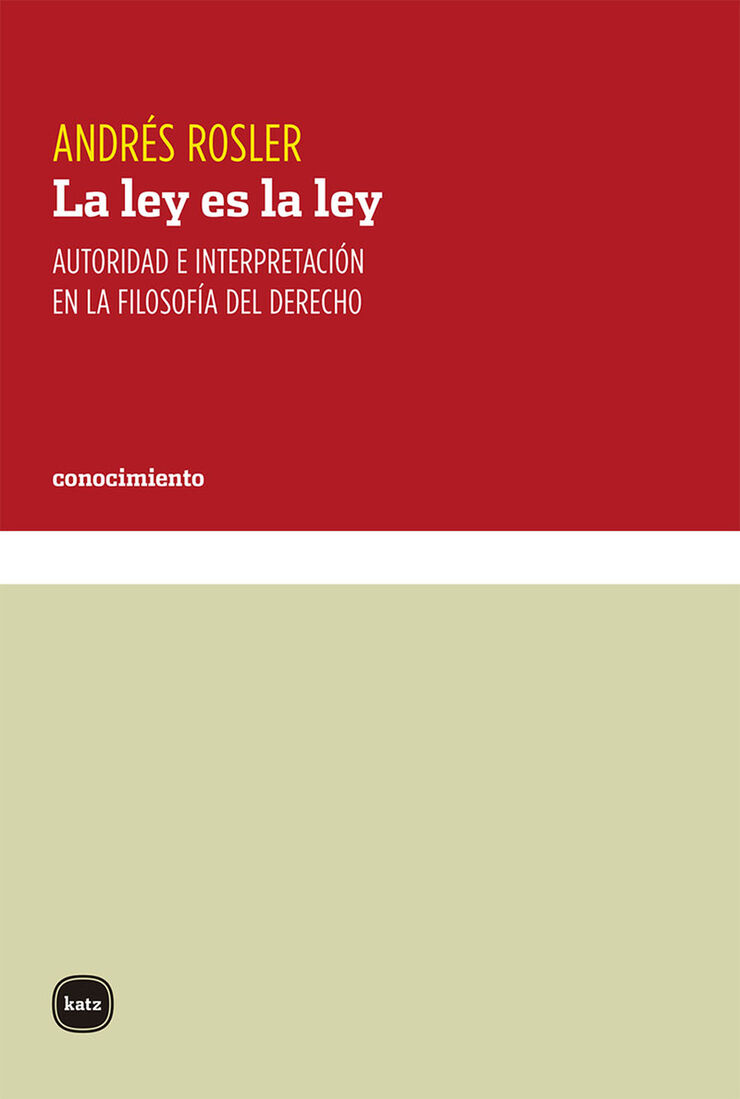 La ley es la ley