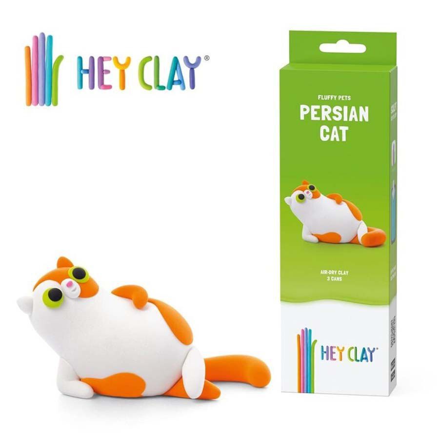 Plastilina Heyclay Gato Persa 3 botes