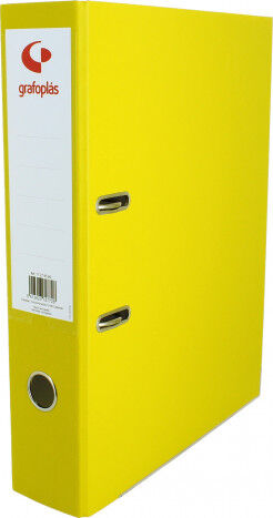 Arxivador palanca Grafoplas llom ample Foli groc