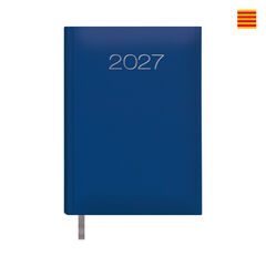 Agenda Dohe Lisboa 14x20 D&iacute;a P&aacute;gina Catal&aacute;n 2027 Azul
