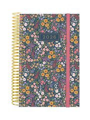 Agenda Finocam Design Collection E5 día/pág cat 2026 Flora