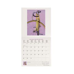 Calendario pared Legami 18X18 2024 Bike Art