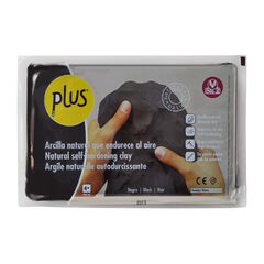 Barro endurecible Sio-2 Plus 1 kg negro