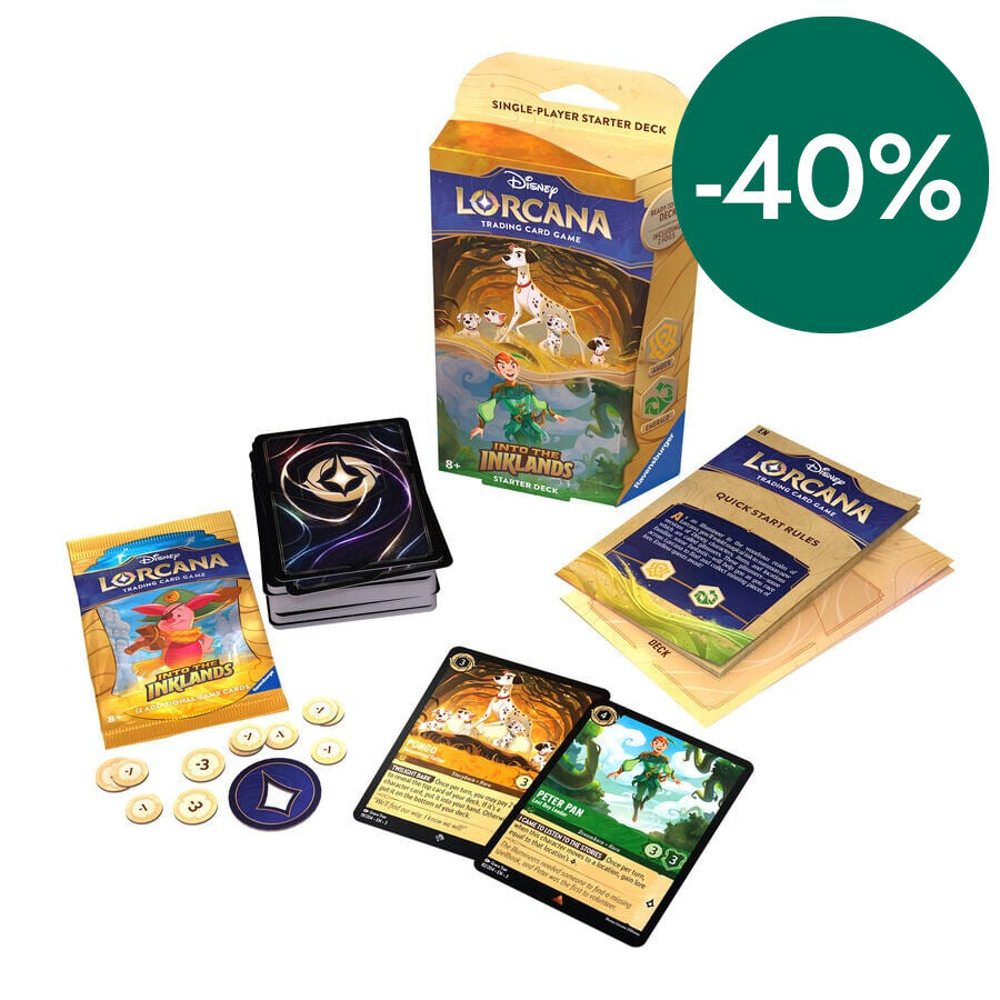 Disney Lorcana: Into the Inklands Starter Deck A - Amber & Emerald