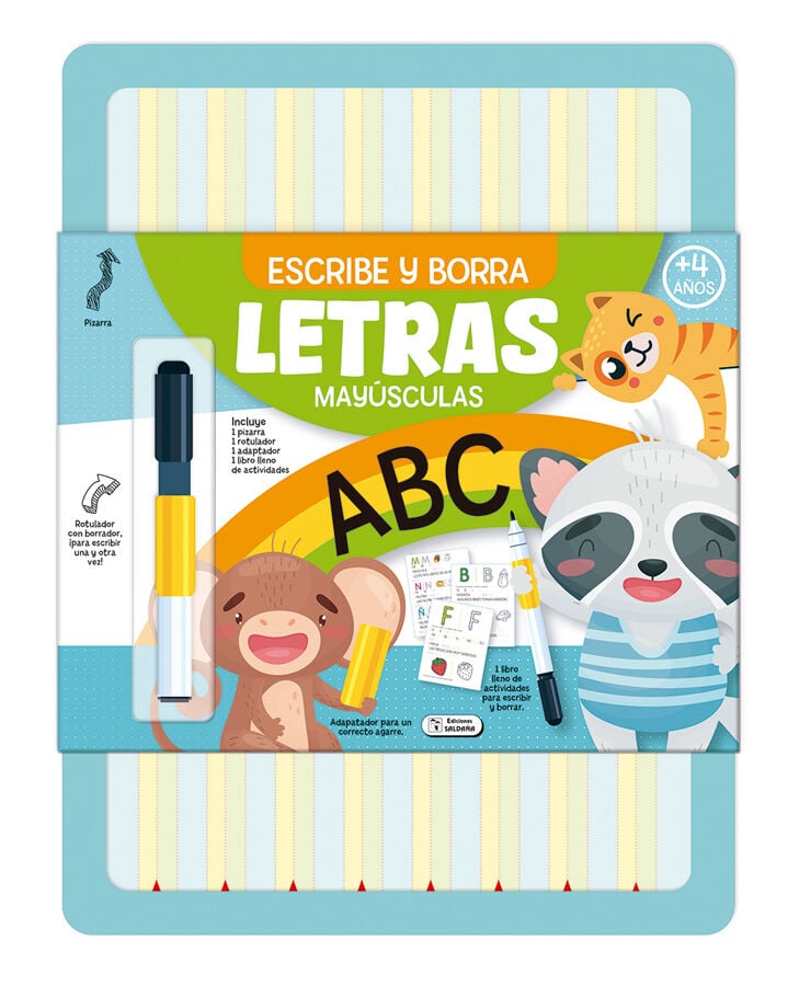 Escribe y borra May&uacute;sculas ABC