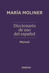 Diccionario de uso del español Manual