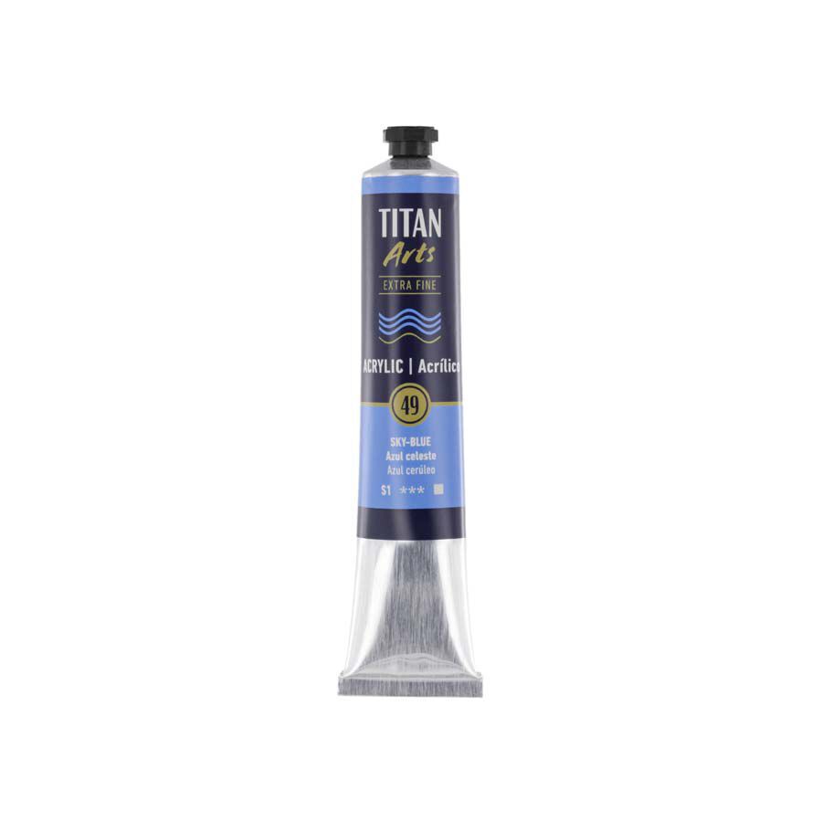 Pintura acr&iacute;lica Titan 60ml azul cielo