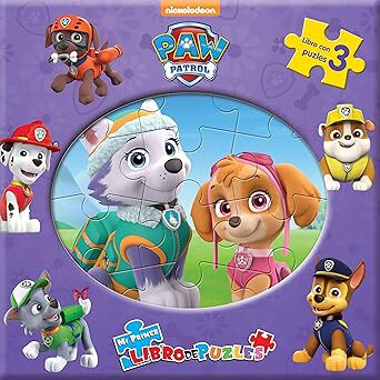 Paw Patrol La Patrulla Canina - Mi Primer Libro de Puzles