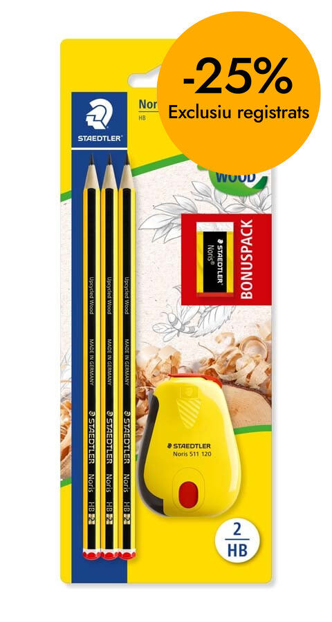 Set Staedtler 3 Llapis Noris 120-2+Goma+Maquineta