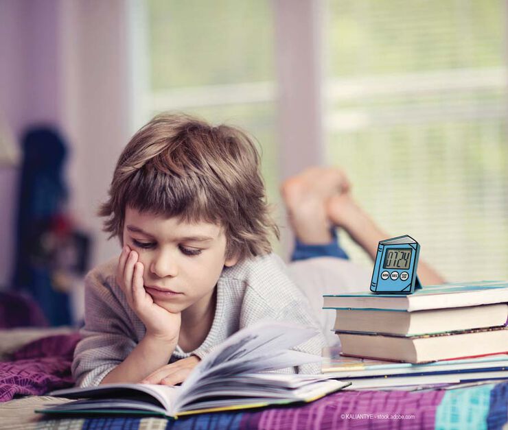 Temporitzador de Lectura Infantil lila