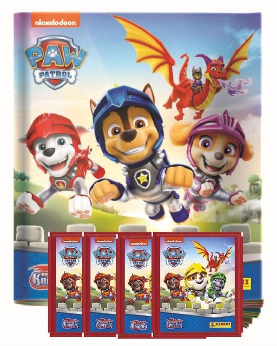 Starter Pack (&aacute;lbum + 4 sobres) Paw Patrol