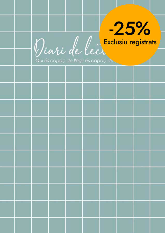 Diari de Lectures adult Drapets Geom&egrave;tric Aqua