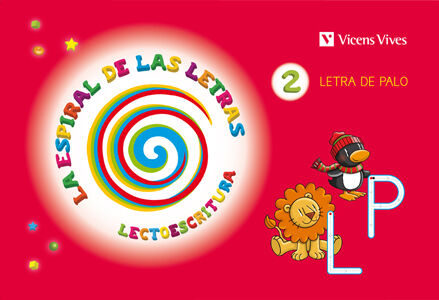 Lectoescritura 2 Espiral Letras Palo Infantil 5 A&ntilde;os