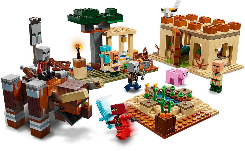 minecraft lego aldea