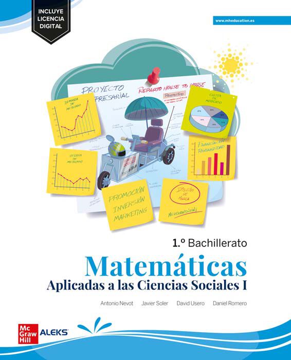 Matem&aacute;ticas Aplicadas a las Ciencias Sociales 1&ordm; Bachillerato. Edici&oacute;n LOMLOE