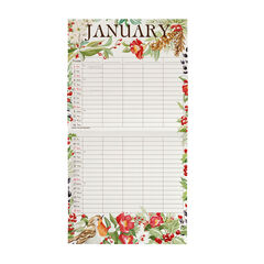 Calendario Legami 30x29 Pared Secret Garden Multiling&uuml;e 2027