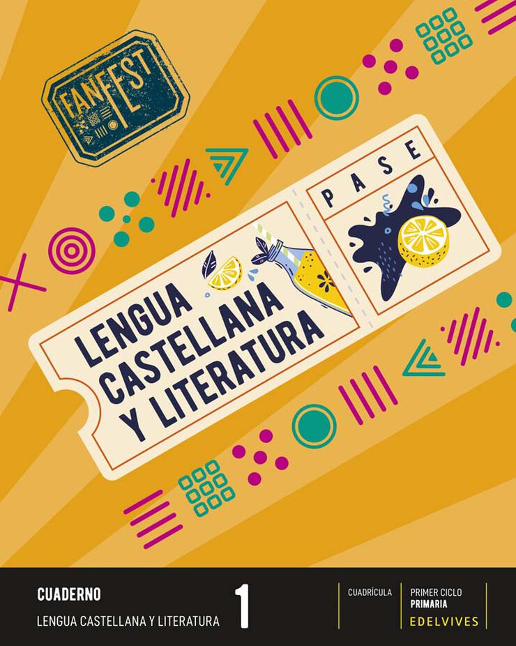 Lengua Castellana Y Literatura 1º Primaria. Cuaderno Cuadrícula