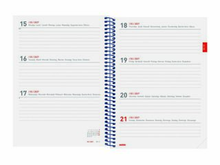 Agenda Finocam Esp.18M E10 Sem/Vista Multiling&uuml;e 2026-27 Azul