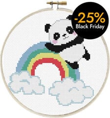 Kit Punto de cruz Ladybird bastidor Panda