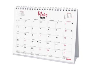 Calendari sobretaula Finocam Chic Escriu.2024 cat Blanc