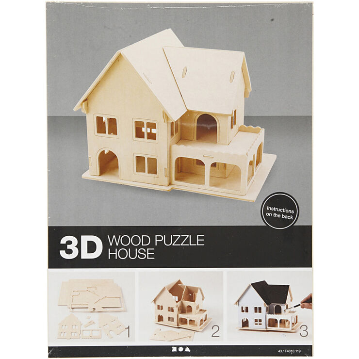 Maqueta Creative casa 3D porxo