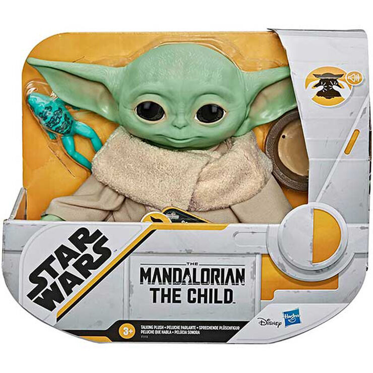 Peluche parlante Star Wars Mandalorian Baby Yoda - 19 cm Hasbro Peluche parlante Star Wars Mandalorian Baby Yoda - 19 cm Hasbro