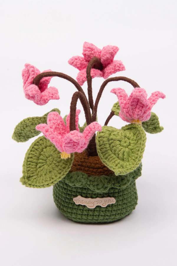 Planta de Ganchillo Ciclamen