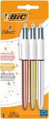 Bolígraf BIC Fashion 4 colors 1.0 mm 3u