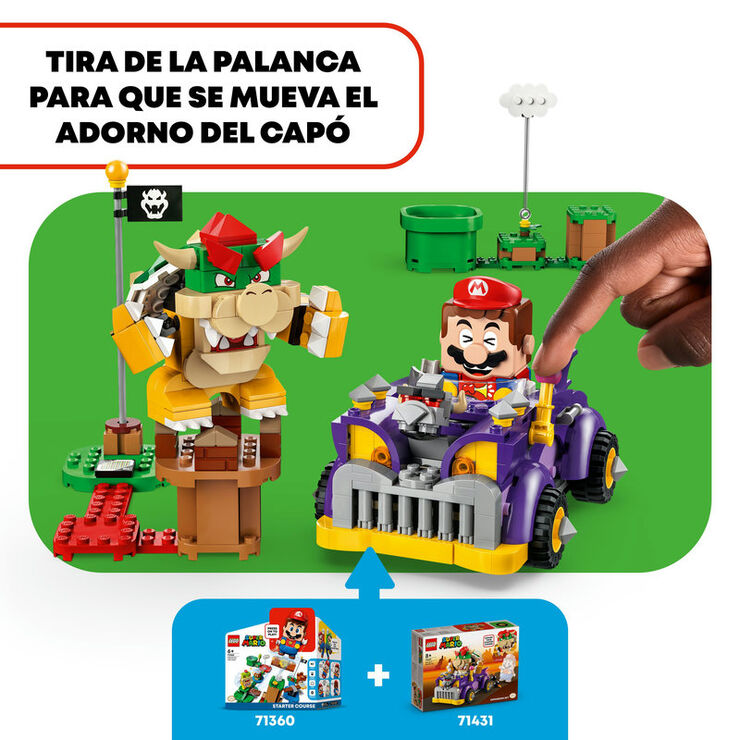 LEGO® Super Mario Set de Expansión: Coche monstruoso de Bowser 71431