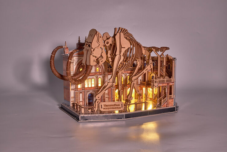 Puzle 3D Museum LED Mamut