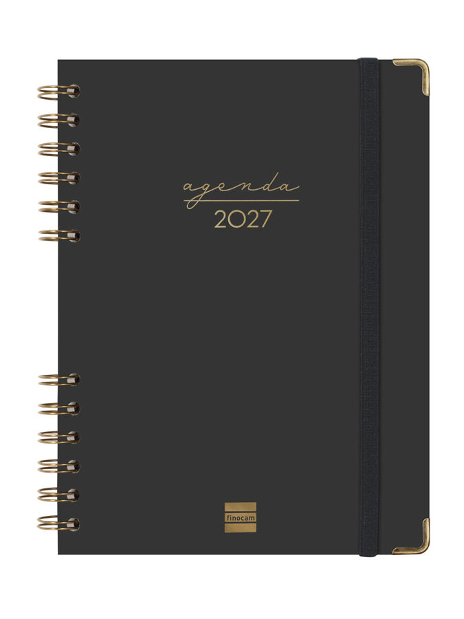 Agenda Finocam Alma Setmana Vista Horitzontal 2027 Castell&agrave; Negre