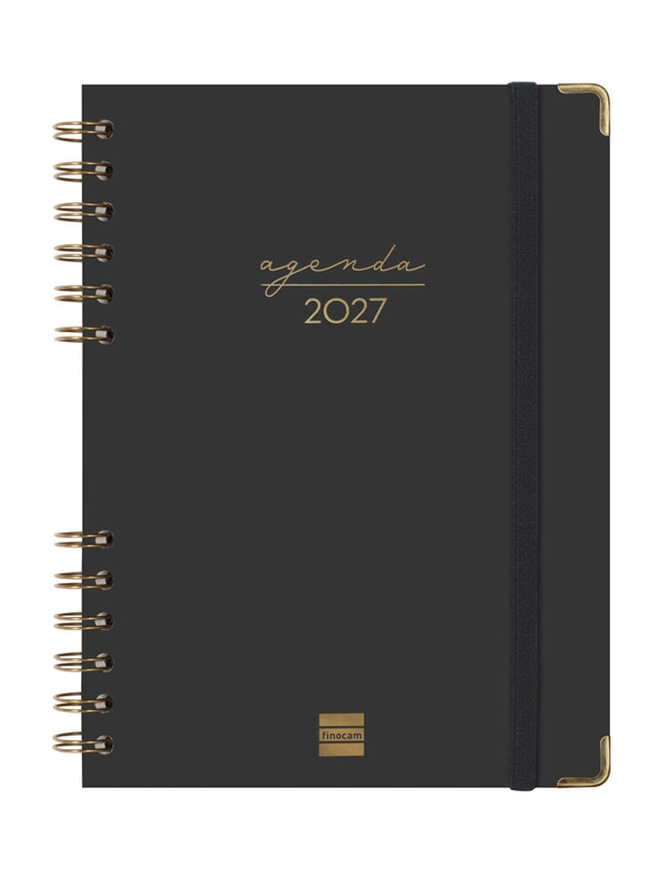 Agenda Finocam Alma Setmana Vista Horitzontal 2027 Castell&agrave; Negre