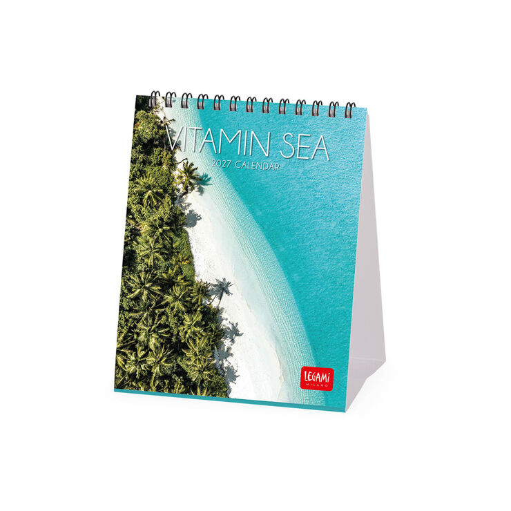Calendario Legami 12x14,5 Sobremesa Vitamin Sea Multiling&uuml;e 2027