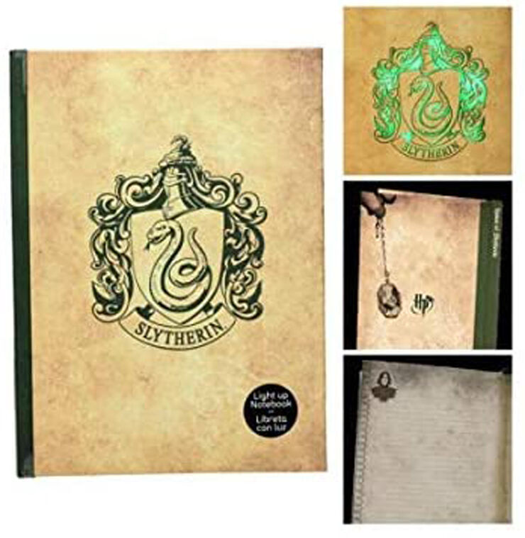 Slytherin libreta con luz Harry Potter