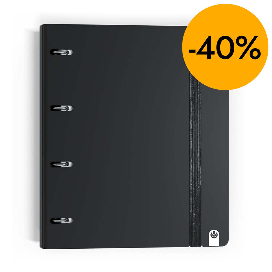 Carpebloc con recambio 100 hojas catal&aacute;n Carchivo negro