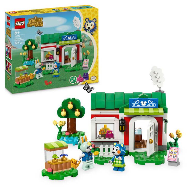LEGO® Animal Crossing Botiga de Roba de les Germanes Manetes 77055