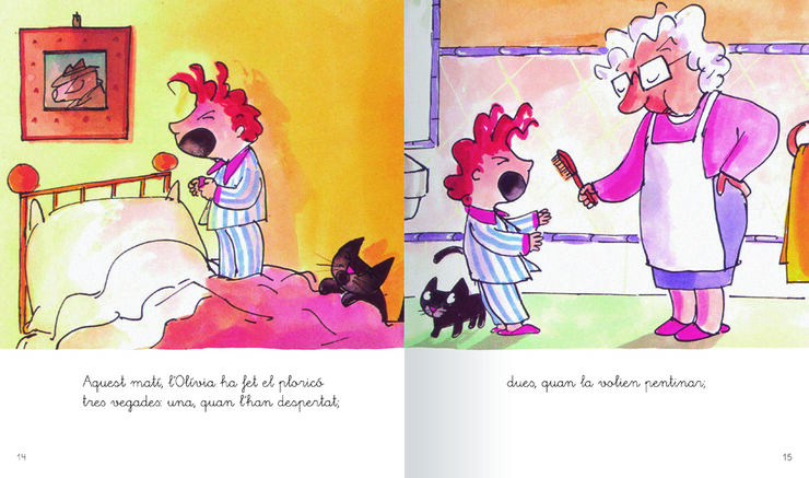 L'Olívia no vol anar a l'escola