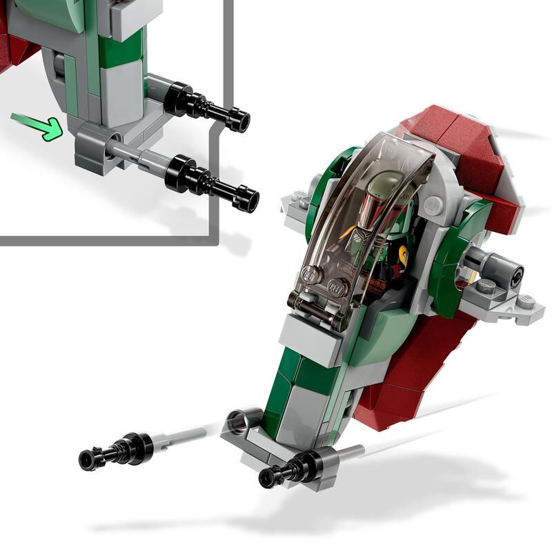 LEGO Star Wars Microfighter Nave Estelar de Boba Fett 75344 Abacus Online