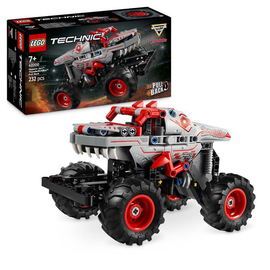 LEGO&reg; Technic Monster Jam&trade; ThunderROARus&trade; con Motor de Carga Manual 42200